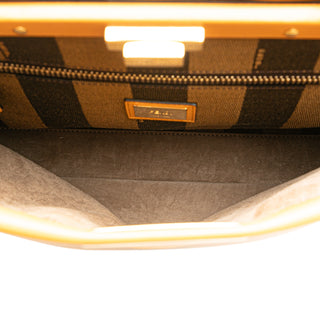 Medium Leather Peekaboo Satchel