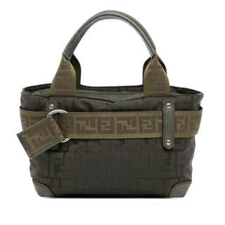 Zucca Nylon Zip Code Handbag