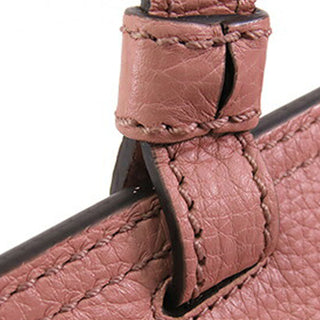Medium Leather Bamboo Daily Satchel