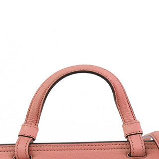 Medium Leather Bamboo Daily Satchel