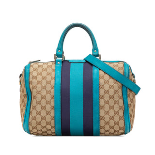 GG Canvas Web Joy Satchel