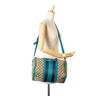 GG Canvas Web Joy Satchel
