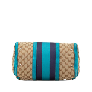 GG Canvas Web Joy Satchel