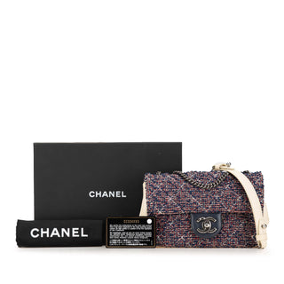 Mini Rectangular Tweed Single Flap