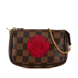 Damier Ebene Trunks and Bags Mini Pochette Accessoires