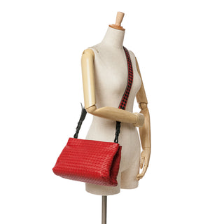 Intrecciato Double Zip Crossbody