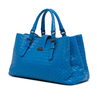 Small Nappa Intrecciato Roma Satchel