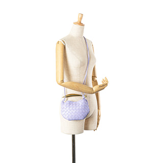 Baby Lambskin Intrecciato Sardine Bag