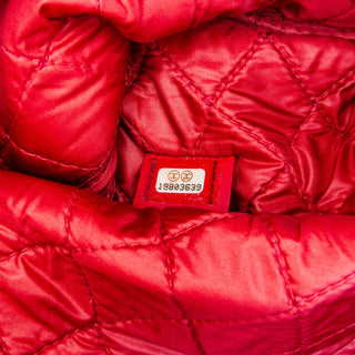 Large Quilted Patent O Case Clutch
