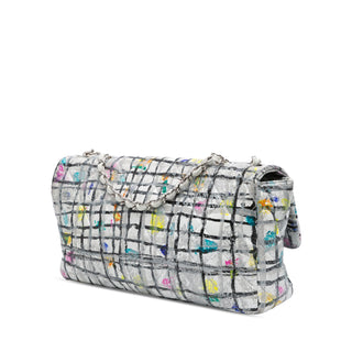 Medium Calfskin Hand Painted Graffiti Flap
