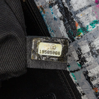 Medium Calfskin Hand Painted Graffiti Flap