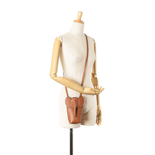 Leather Elephant Pocket Crossbody