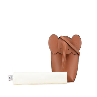 Leather Elephant Pocket Crossbody