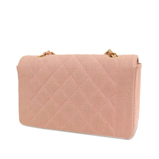 Medium Linen Diana Flap