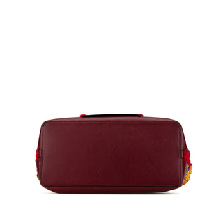 Crochet and Calfskin Satchel