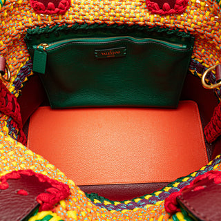 Crochet and Calfskin Satchel