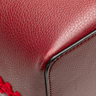 Crochet and Calfskin Satchel