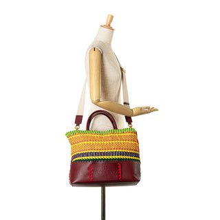 Crochet and Calfskin Satchel