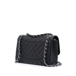 Jumbo Classic Caviar Double Flap