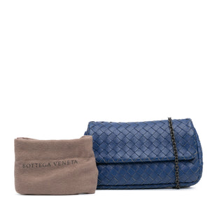 Intrecciato Chain Flap Crossbody