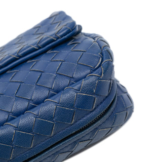 Intrecciato Chain Flap Crossbody