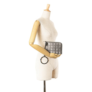 Chocolate Bar Lambskin Handcuff Wristlet