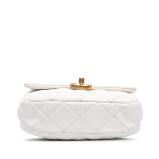 Mini Quilted Lambskin Lacquered Chain Flap
