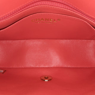 Mini Rectangular Classic Chevron Lambskin Single Flap