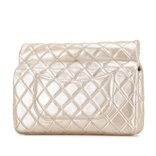 Reissue 2.55 Metallic Calfskin Reissue Roll Clutch