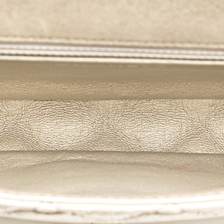 Reissue 2.55 Metallic Calfskin Reissue Roll Clutch