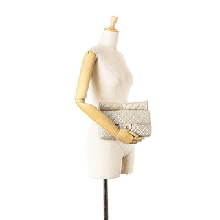 Reissue 2.55 Metallic Calfskin Reissue Roll Clutch