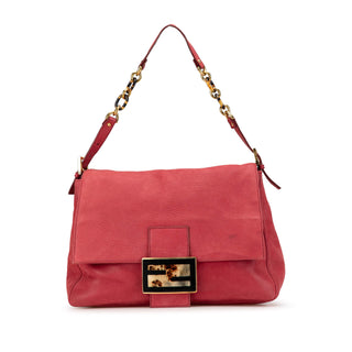 Shimmer Leather Mamma Forever Shoulder Bag
