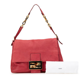 Shimmer Leather Mamma Forever Shoulder Bag