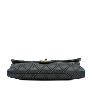 Iridescent Calfskin Stitch Flap