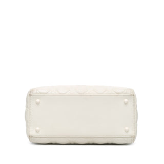 Medium Ultra Matte Calfskin Cannage Lady Dior