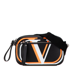 Smooth Calfskin 3D VLogo Print Convertible Belt Bag