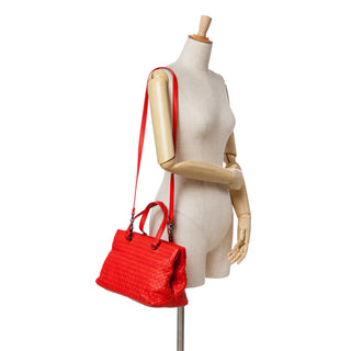 Nappa Intrecciato Satchel