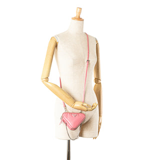 Mini Soft Nappa Triangle Pouch