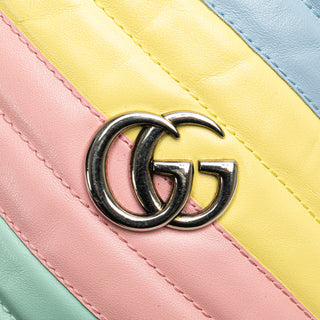 Mini GG Marmont Diagonal Matelasse Leather 2.0 Bucket Bag