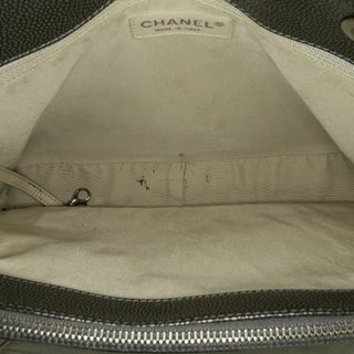 Metallic Caviar Grand Shopping Tote