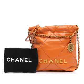 Mini Shiny Calfskin 22 Handbag