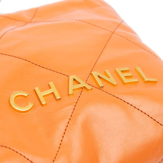 Mini Shiny Calfskin 22 Handbag