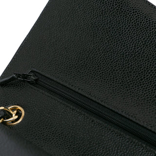 Jumbo Classic Caviar Double Flap