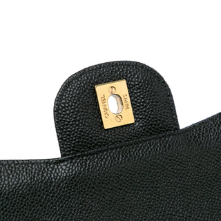 Jumbo Classic Caviar Double Flap
