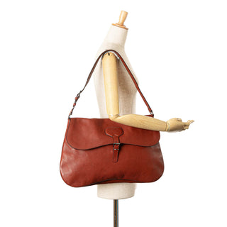 Vitello Daino Flap Shoulder Bag