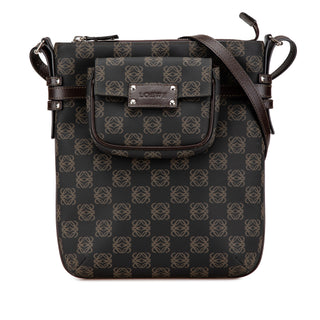 Anagram Coated Canvas Crossbody