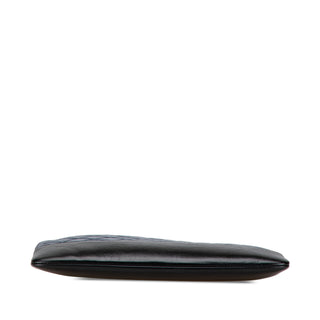 Medium Aged Calfskin Gabrielle O Case Clutch