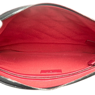 Medium Aged Calfskin Gabrielle O Case Clutch