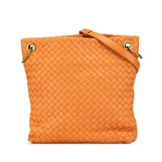 Leather Intrecciato Crossbody