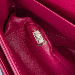 Small Classic Chevron Lambskin Double Flap